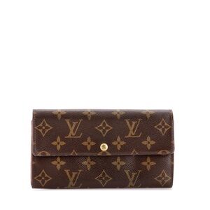 Authentic Louis Vuitton Classic Brown Monogram Wallet